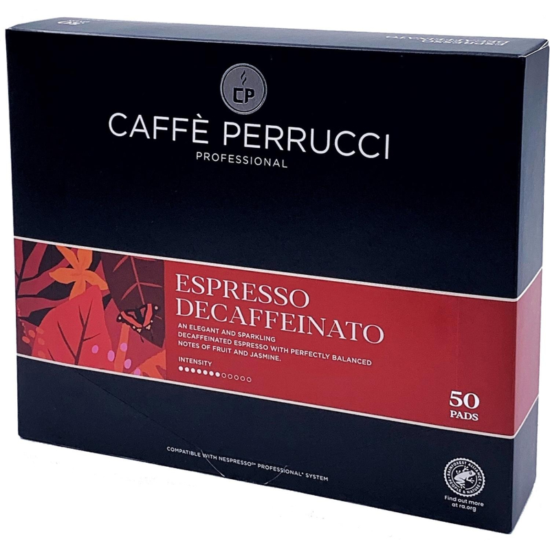 Кофе в капсулах Caffe Perrucci Espresso Decaffeinato (Nespresso Pro)50шт/уп