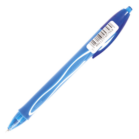 Ручка гелевая автоматическая Bic Gelocity Quick Dry синяя (толщина линии 0.35 мм)