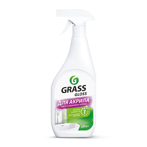 превью Средство для чистки акриловых ванн и душевых 600 мл GRASS GLOSS ДЛЯ АКРИЛА, распылитель