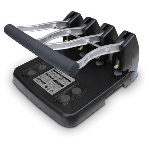 Дырокол на 4 отверстия металлический МОЩНЫЙ BRAUBERG «Heavy Duty Extra ...