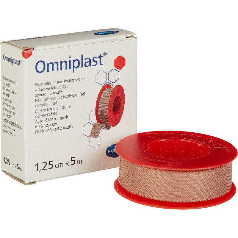 превью Перевяз. ср-ва Лейкопластырь 1.25смх5м текстил ткань OMNIPLAST 9004403