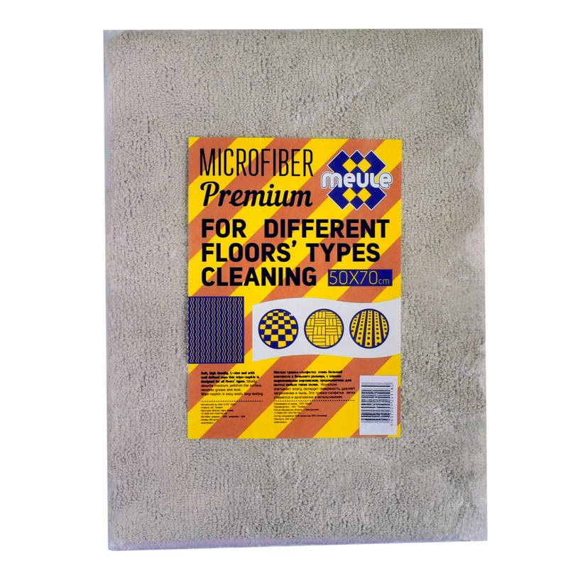 Салфетка MEULE PREMIUM из микрофибры(50×70) д/пола