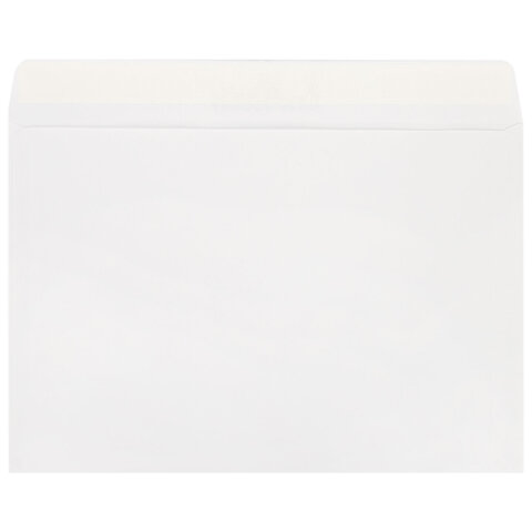 Конверты С4 (229×324 мм), отрывная лента, 100 г/м2, КОМПЛЕКТ 500 шт., STAFF