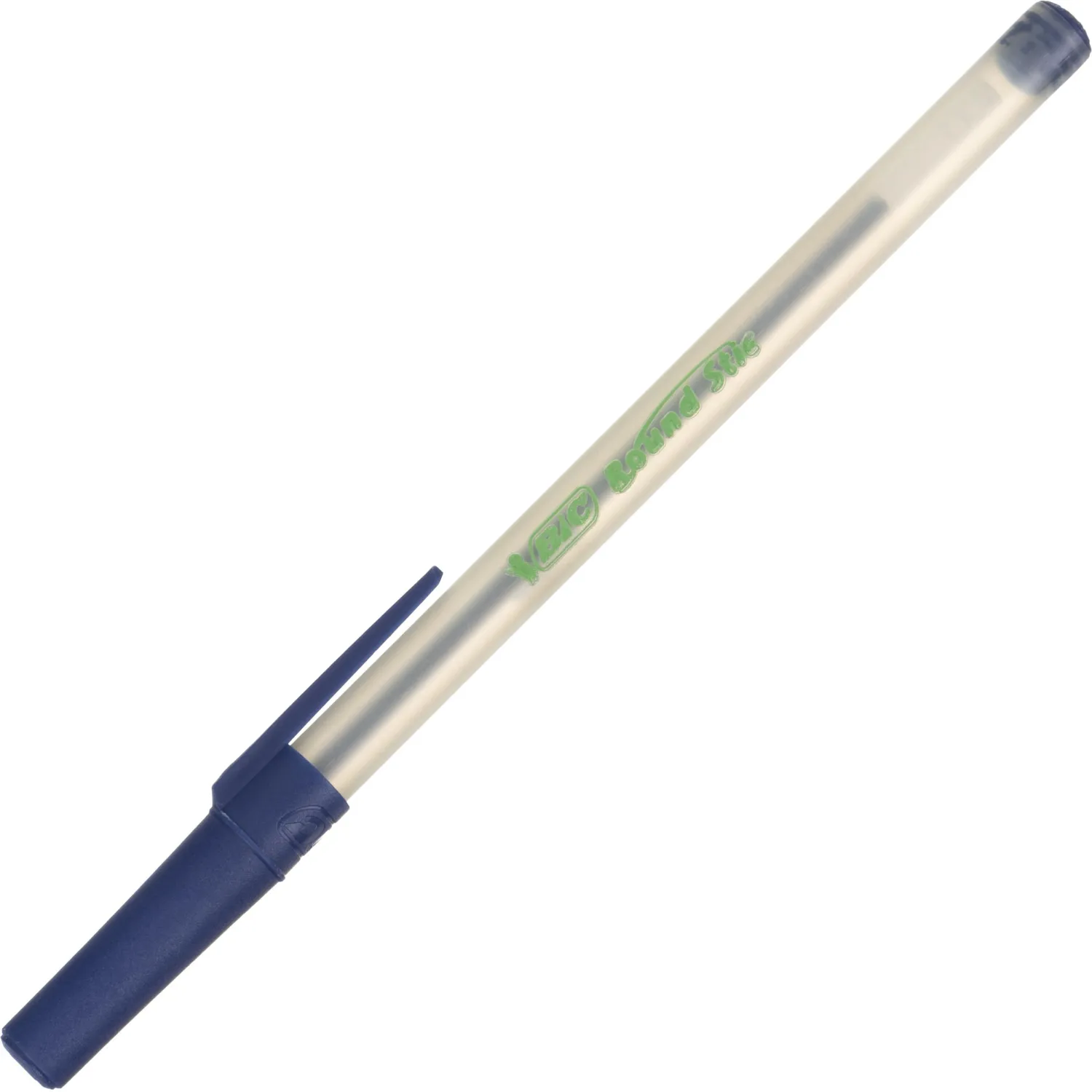 Ручка шариковая неавтоматическая эко BIC Round Stic Eco синяя (толщина линии 0.32 мм)