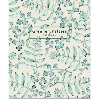 Бизнес-тетрадь Attache Selection Цветы А5 48 листов разноцветная в клетку на скрепке (170×203 мм, 1596458)