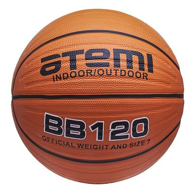 Мяч баскетбольный Atemi, р.7, мягк рез, deep channel,8 панел, BB120.00-00004637