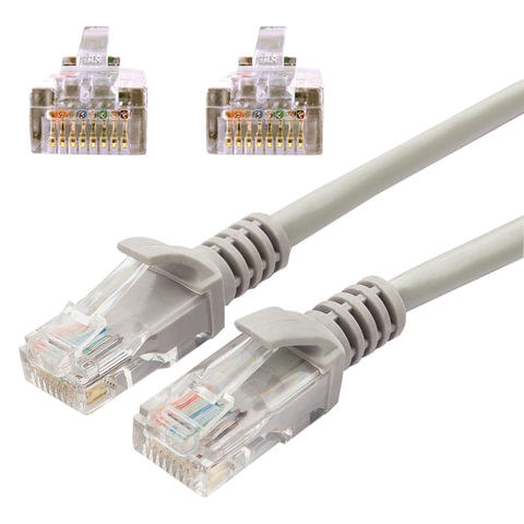 превью Кабель (патч-корд) UTP 5e категория, RJ-45, 10 м, CABLEXPERT, для подключения по локальной сети LAN