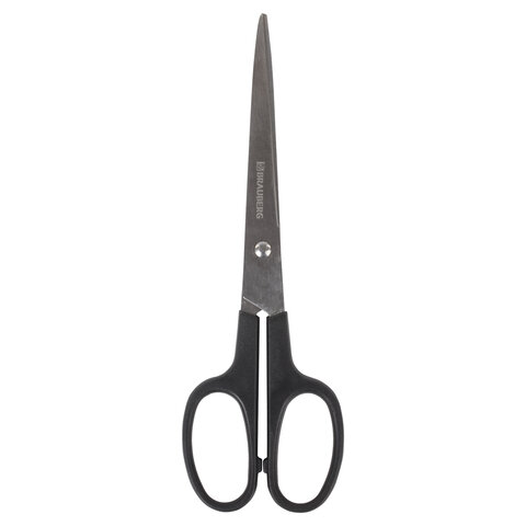 превью Ножницы BRAUBERG «Standard» 180 мм, классической формы, черные, 237096