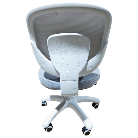 Кресло детское BRABIX KIDS «MG-230», без подлокотников, сетка/ткань TW, серое