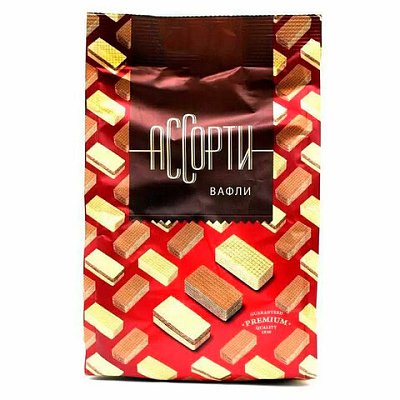 Вафли CONFASHION, ассорти вкусов: крем-брюле, кофе с молоком, халва, 250 г