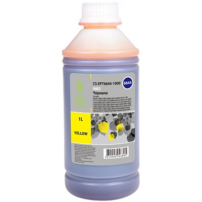 Чернила Cactus CS-EPT6644-1000 T6644 жел. 1000мл для Epson L100/L200/L300