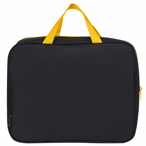 Папка на молнии с ручками BRAUBERG А4, 1 отделение, полиэстер, 80 мм, «Venomous spider»