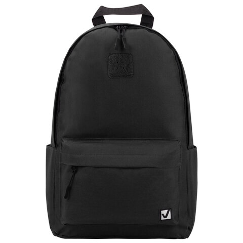 Рюкзак BRAUBERG POSITIVE универсальный, потайной карман, «Black», 42×28х14 см