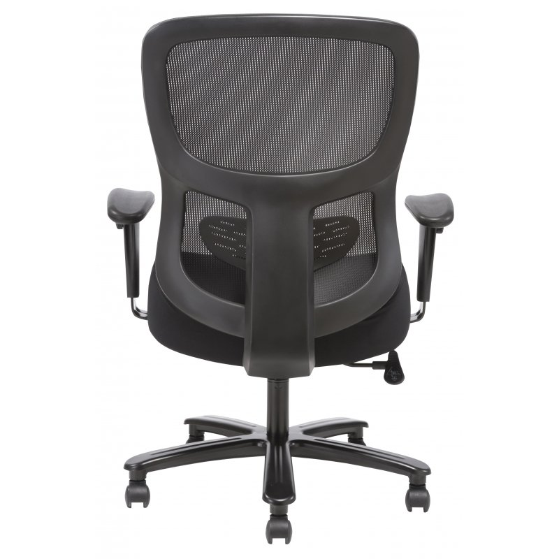 Кресло для руководителя Easy Chair 582 TC черное (ткань/сетка/металл)