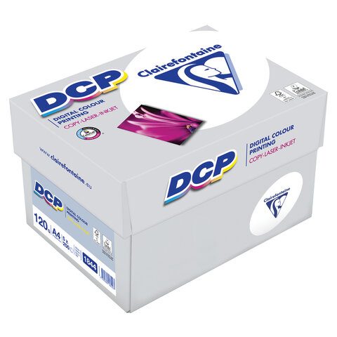 Бумага для лазерной и струйной печати А4, 120 г/м2, 250 л., марка А++, CLAIREFONTAINE, Франция, 170% CIE