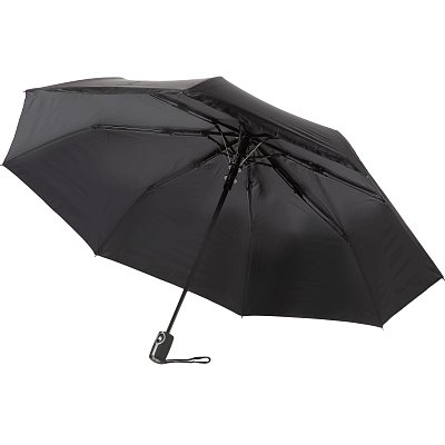 Зонт складной, полуавтомат, 8 спиц, черный, HD-HH01(H/T)