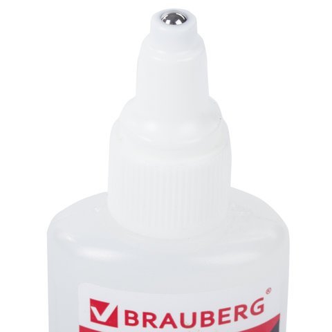 Клей-роллер BRAUBERG канцелярский силикатный (для бумаги), 45 г,