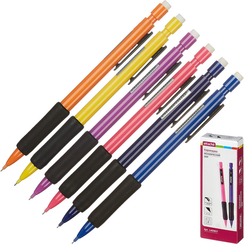 превью Автокарандаш Attache Grip (0,7мм, цвет)