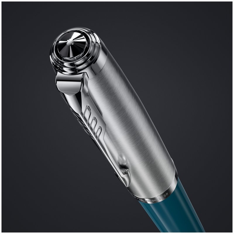 Ручка перьевая Parker «51 Teal Blue CT», черная, 0.8мм, подарочная упаковка