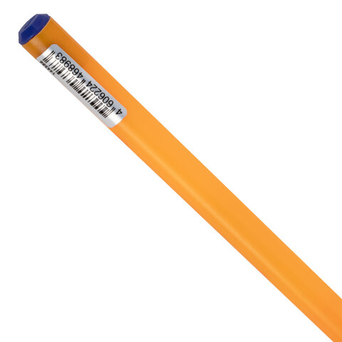Ручка шариковая с грипом BRAUBERG «i-STICK POINT ORANGE», СИНЯЯ, пишущий узел 0.7 мм, линия письма 0.35 мм