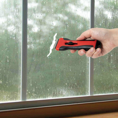 Скребок для любых поверхностей (керамикастеклоплитка) BRAUBERG SMART CLEAN5 лезвий607457