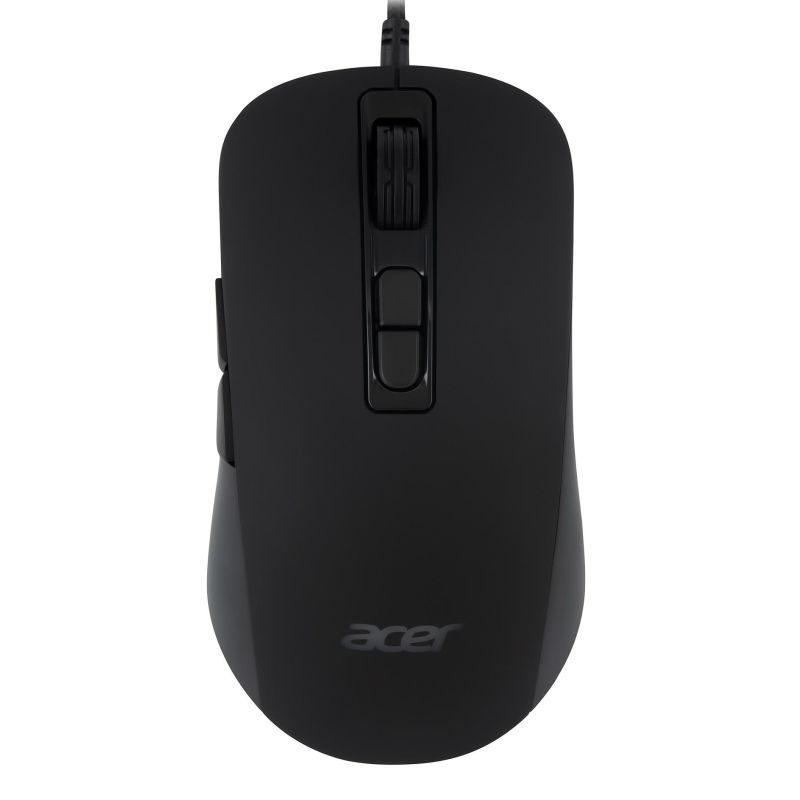 Мышь компьютерная Acer OMW135 черный (800-6400dpi) USB (7кн) (ZL. MCEEE.019)