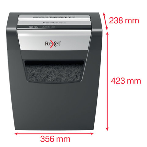 Уничтожитель документов Rexel Momentum X312 3-й уровень секретности объем корзины 23 л