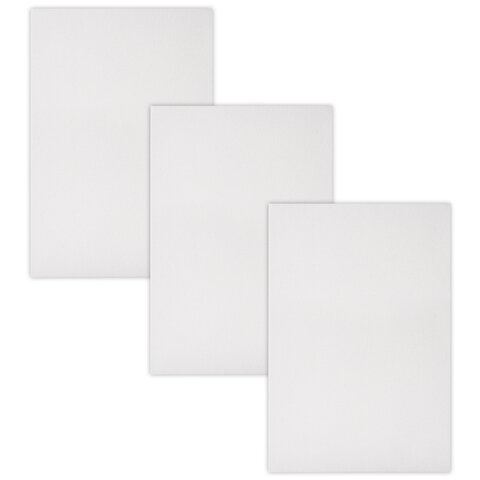 Холсты на подрамнике, набор 3 штуки, BRAUBERG ART BASIC, 20×30 см, 280 г/м2, хлопок, грунт