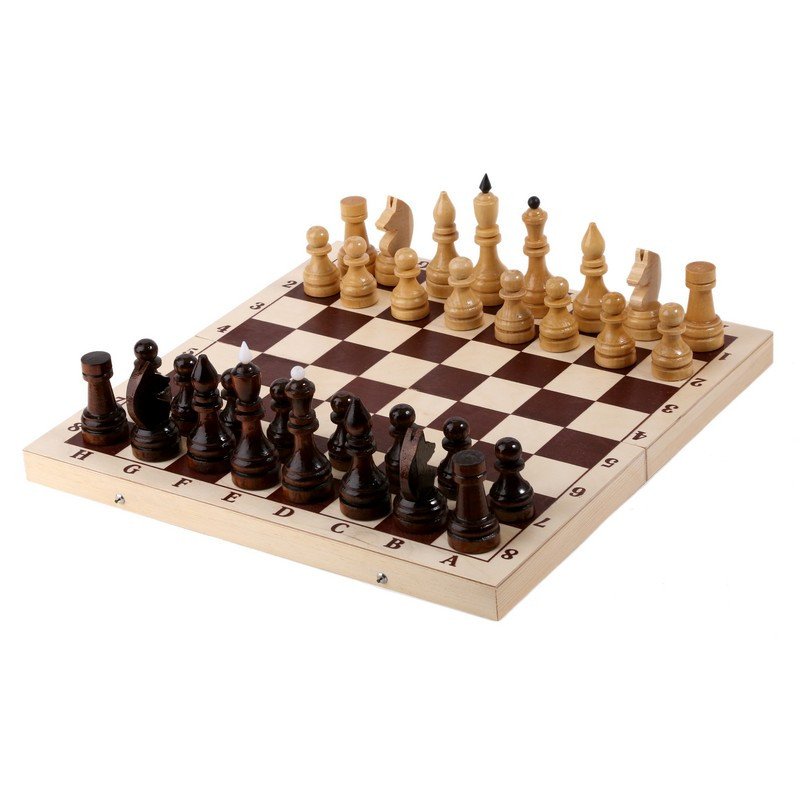 превью Настольная игра Шахматы E-2 турнирные (40×20×5.5 см)