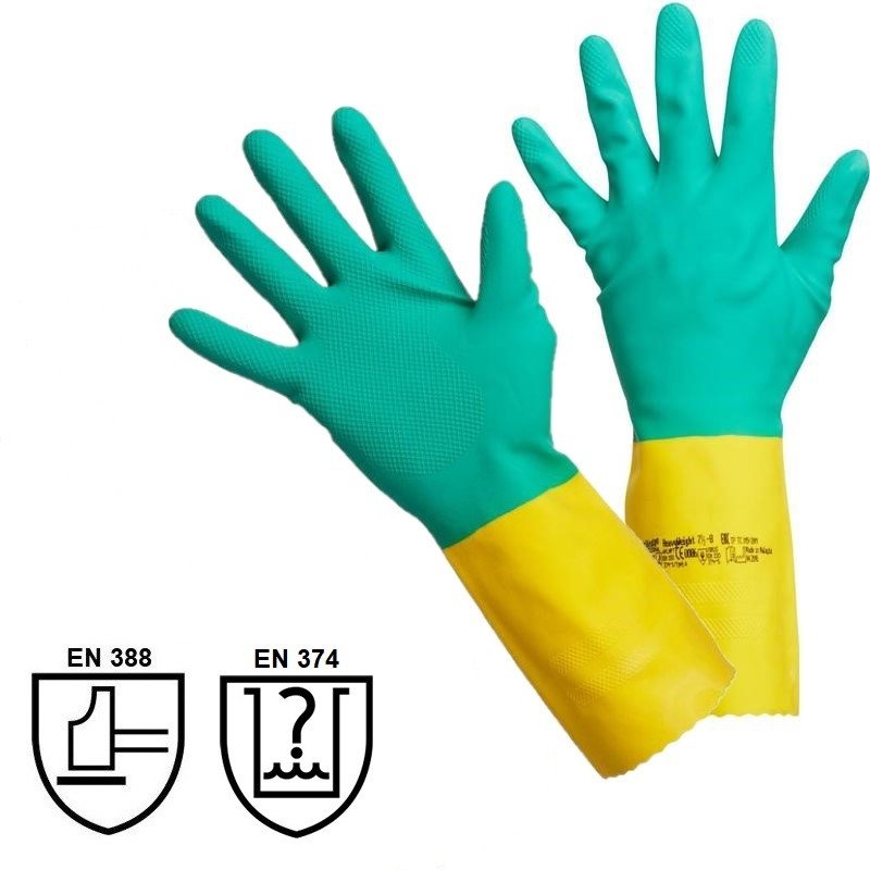 Перчатки латексные Vileda Professional (повышенной прочности, размер 7, S, артикул производителя 120267)