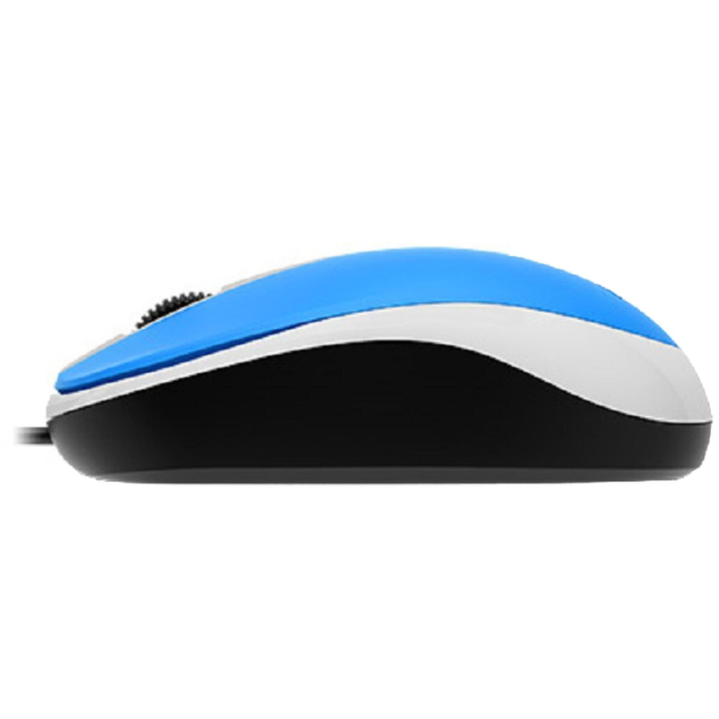 Мышь компьютерная Genius DX-120, USB, оптическая, 1000 DPI 1.5m, голубой