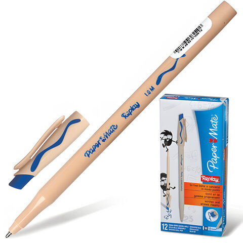 превью Ручка шариковая PAPER MATE S0190823 стир.Replay синий 0,4мм