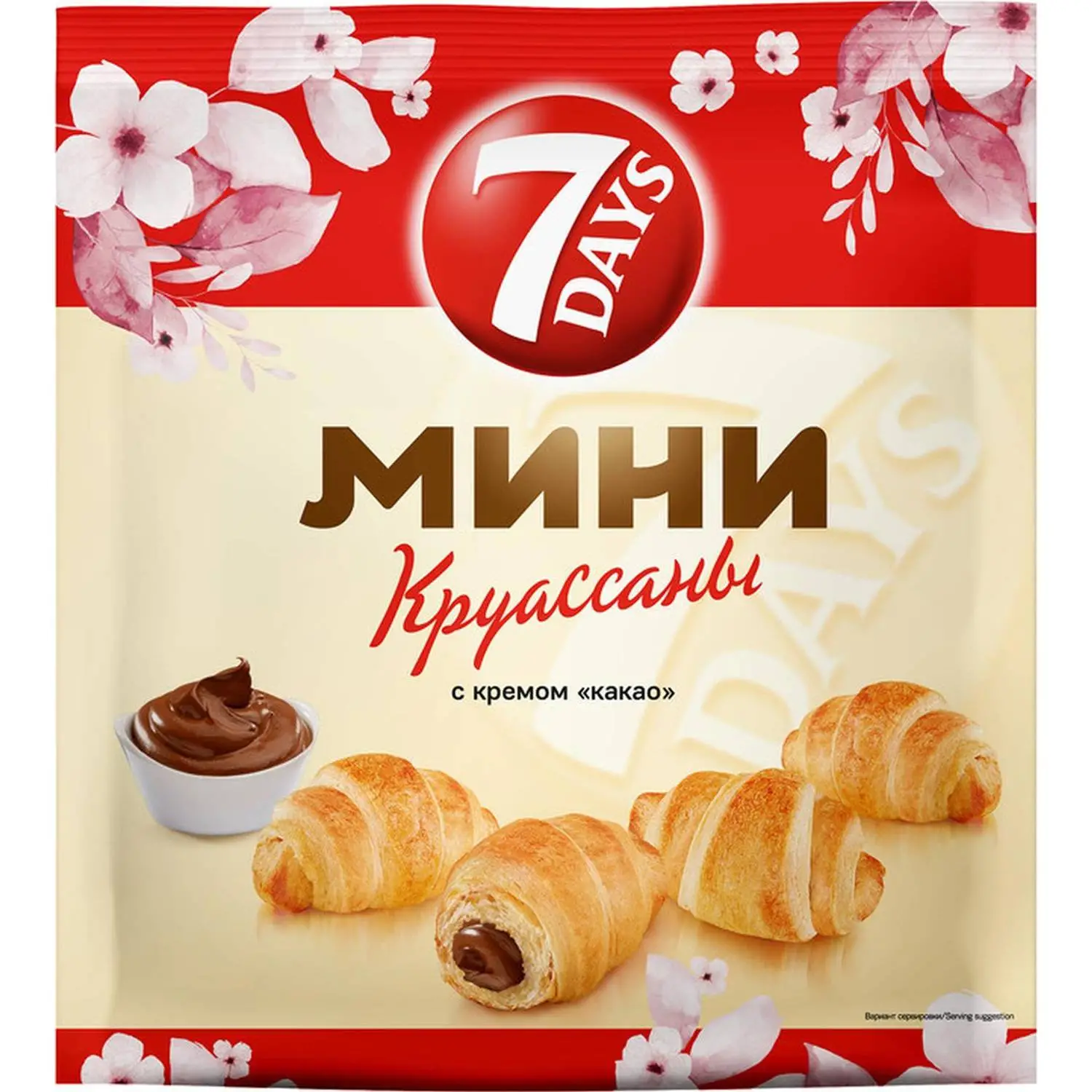 превью Круассан 7DAYS мини c кремом какао 10шт/уп 265г