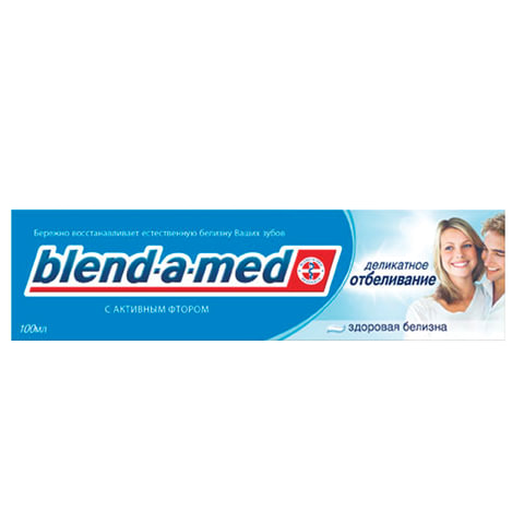 превью Зубная паста, 100 мл, BLEND-A-MED (Бленд-а-Мед) Анти-кариес «Деликатное отбеливание»