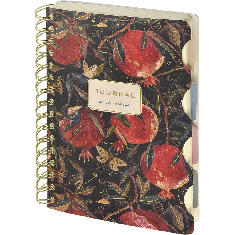 Записная книжка ART JOURNAL А5.120Л, С РАЗДЕЛИТЕЛЯМИ Гранат,3-567/16