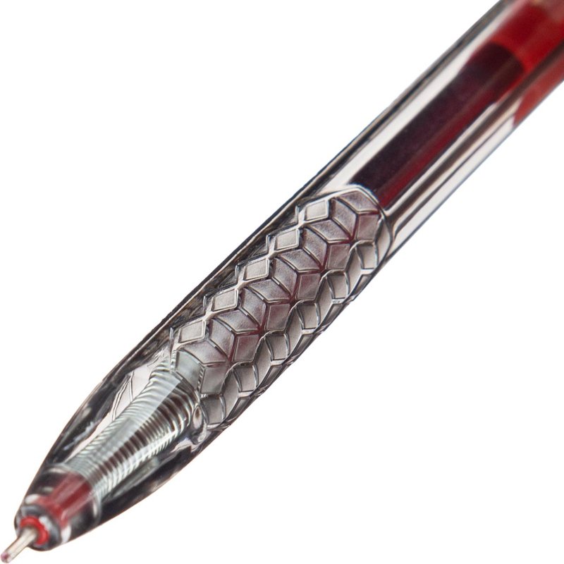 Ручка шариковая автомат. Deli Arrow д. ш.0.7мм лин 0.35мм крас EQ01340