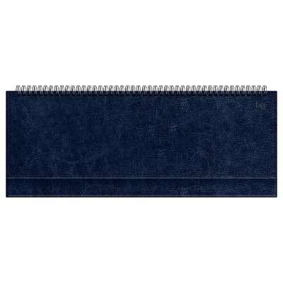 Планинг недатированный, 56л., 330×130мм, BG, кожзам «Nebraska. Blue», синий
