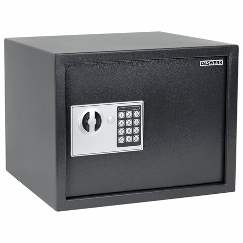 Сейф мебельный DASWERK SC-300EL (300×380х300 мм), электронный замок, графит