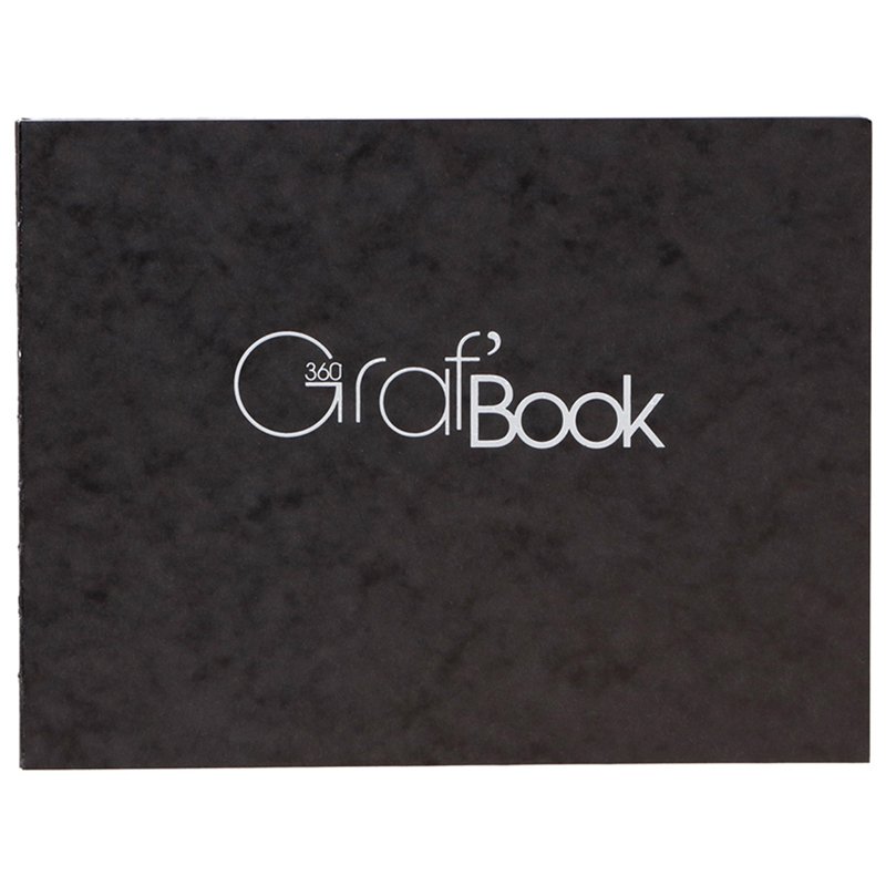 превью Скетчбук 100л. 152×210мм. на сшивке Clairefontaine «Graf'Book 360°», 100г/м2