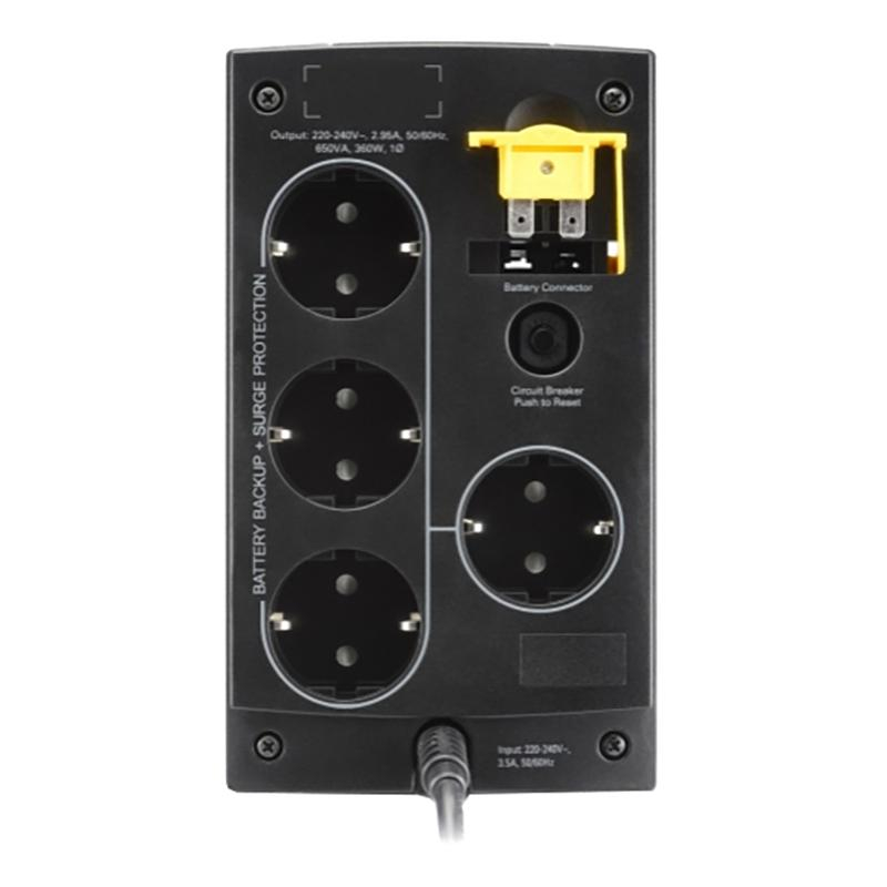 ИБП APC by Schneider Electric Back-UPS BC650-RSX761