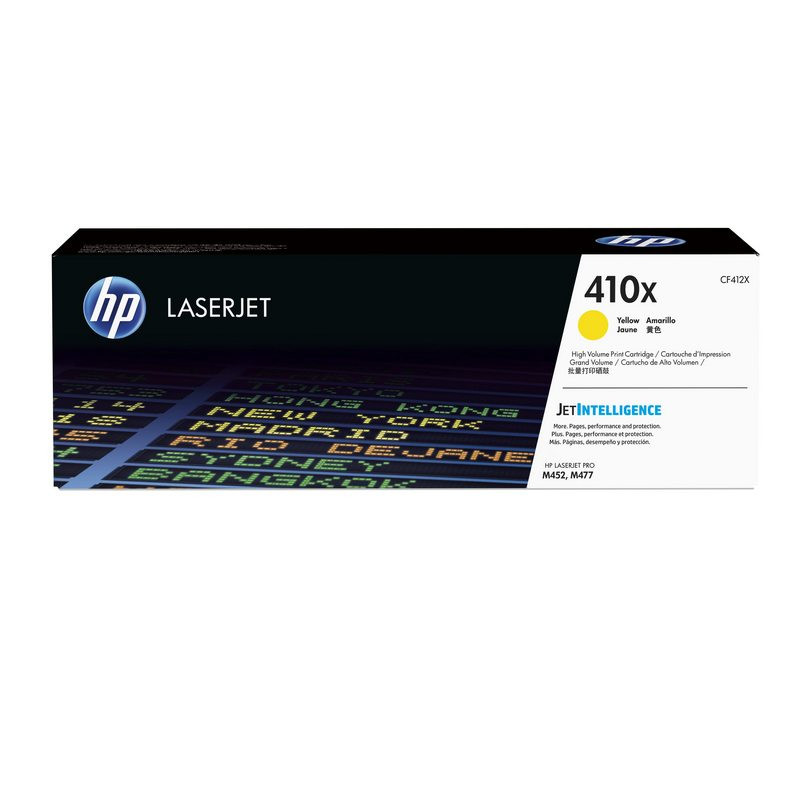 превью Картридж лазерный HP 410X CF412X жел. пов. емк. для HP CLJ M377/M45... 