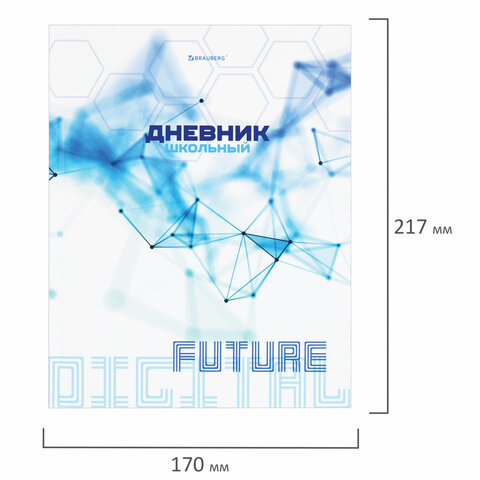 Дневник 1-11 класс 40 л., твердый, BRAUBERG, глянцевая ламинация, «Internet»