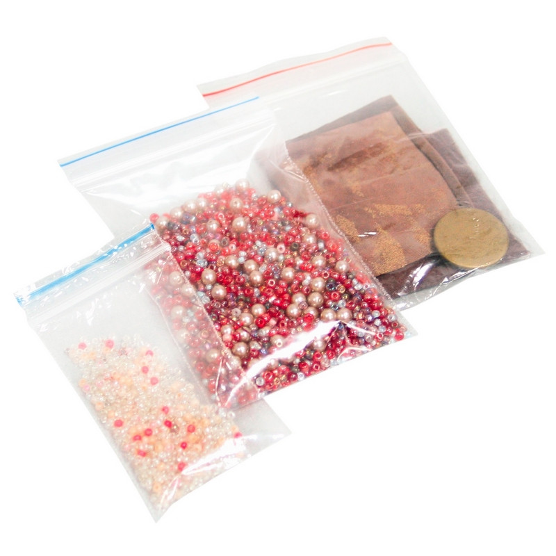 Пакет с замком Zip-Lock 10x15 см 32 мкм (100 штук в упаковке)