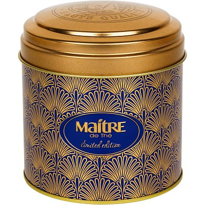 Чай Maitre de The Golden Magic лист черный с имб, кориц, шипов. ж/б 100г