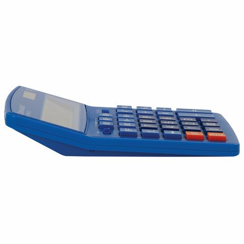 Калькулятор настольный BRAUBERG EXTRA-12-BU (206×155 мм), 12 разрядов, двойное питание, СИНИЙ