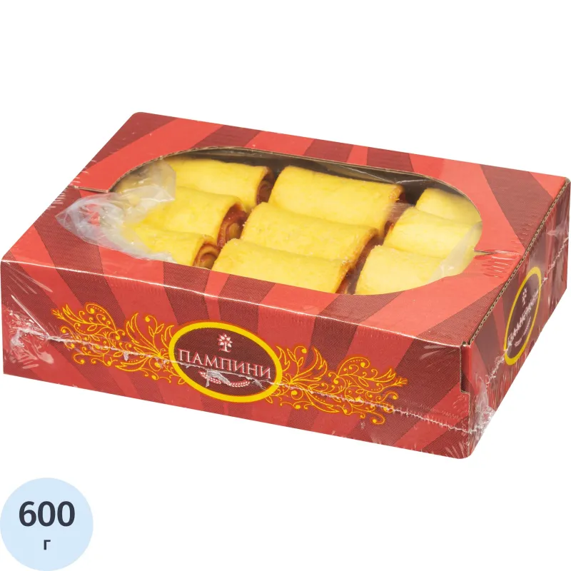 Печенье слоеное Ден-Трал Топик с малиной 600 г