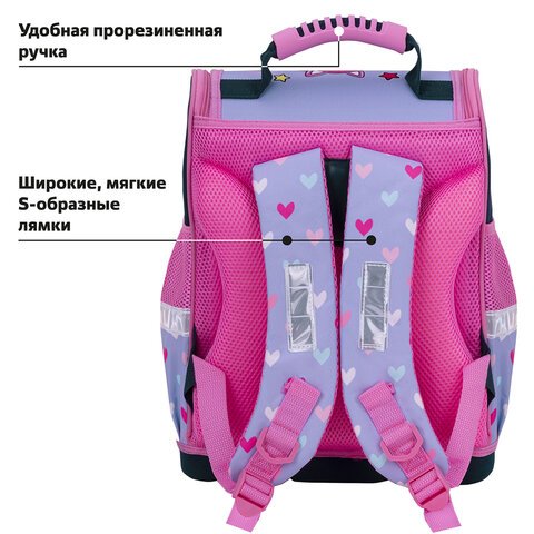 Ранец ЮНЛАНДИЯ WISE, 1 отделение, 3 кармана, устойчивое дно, «Anime hugs», 37×29×15 см