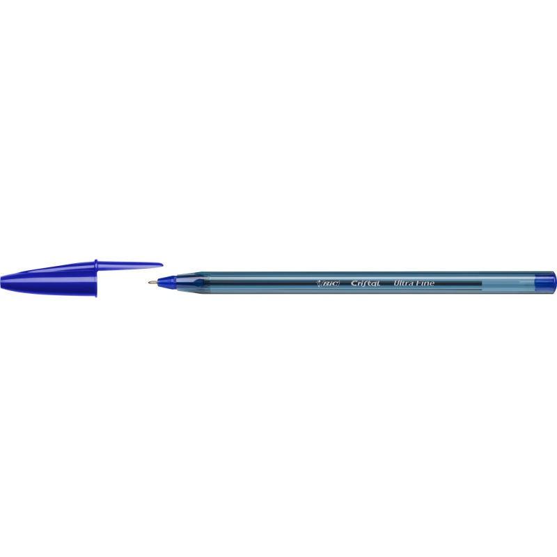 Ручка шариковая неавтоматическая BIC Cristal Exact синяя (толщина линии 0.28)