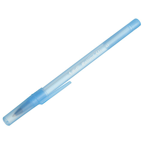 Ручки шариковые BIC «Round Stic», НАБОР 3 шт., СИНИЕ, узел 1 мм, линия письма 0.32 мм, пакет
