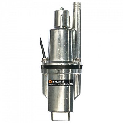 Вибрационный насос ВИХРЬ ВН-10В,280Вт, диаметр насоса 100мм, глубина погружения 3м, 
